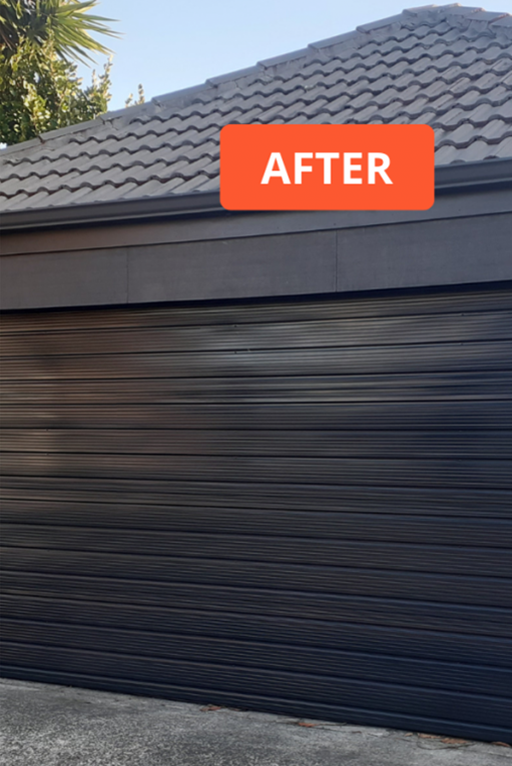 Garage Door After Painting in London, Ontario
