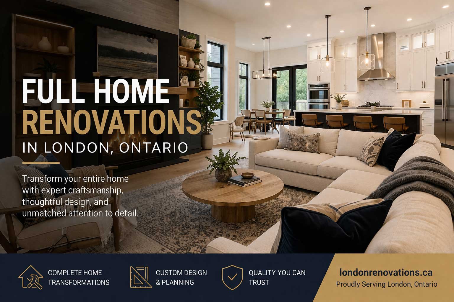 Full Home Renovations in London, Ontario